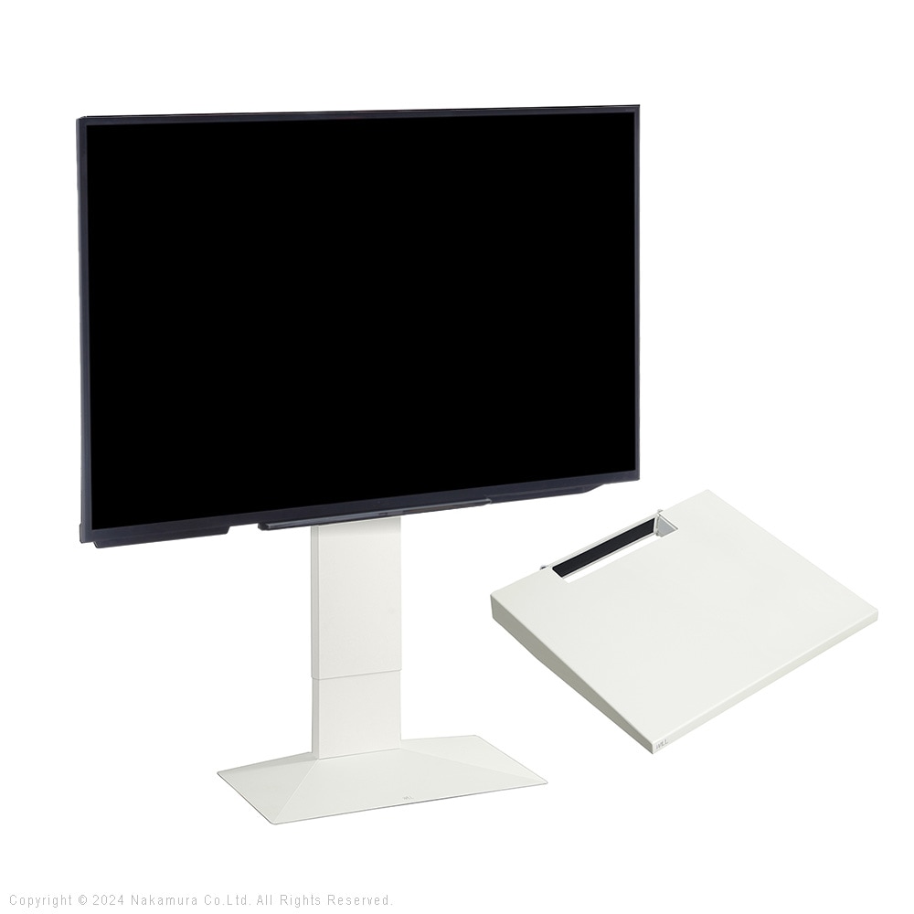ソニー製テレビ対応 壁寄せテレビスタンドWALL V3 ロータイプ 単品or棚板付 32型～80型大型テレビ対応