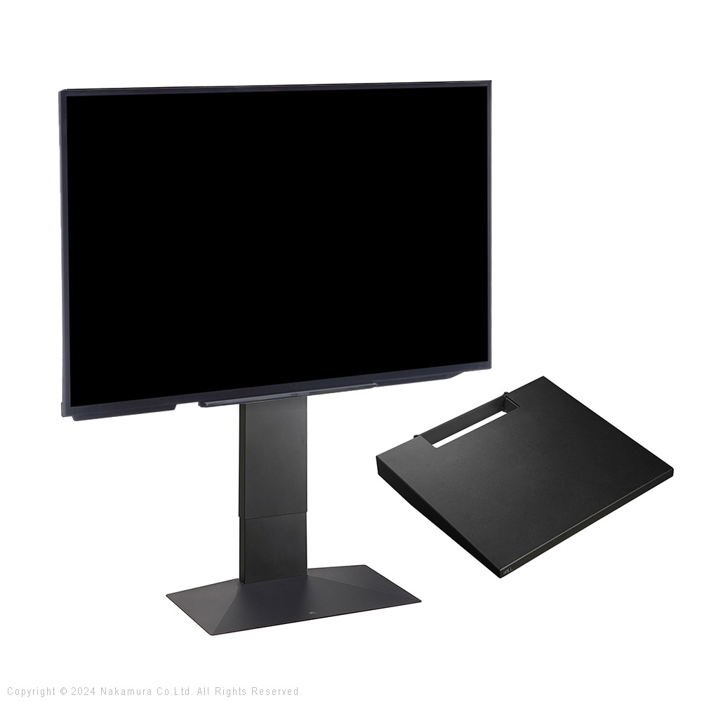 ソニー製テレビ対応 壁寄せテレビスタンドWALL V3 ロータイプ 単品or棚板付 32型～80型大型テレビ対応