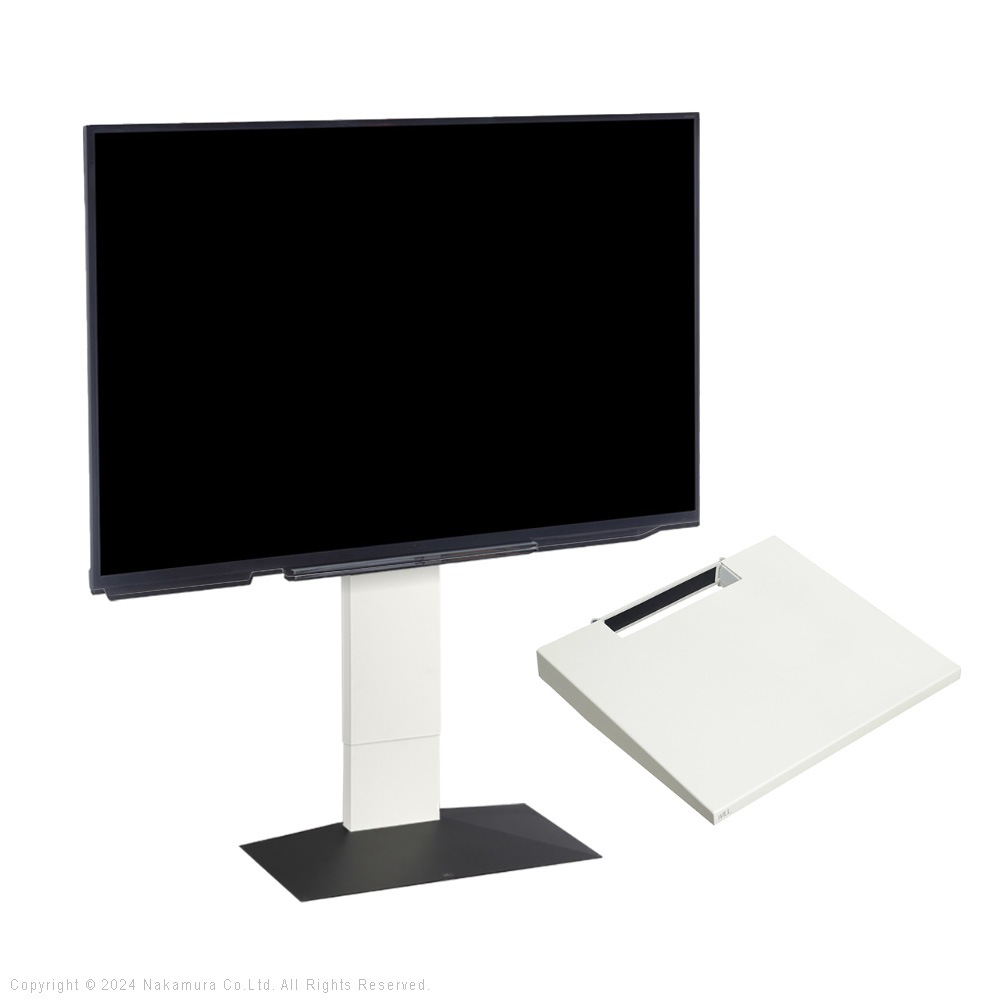 ソニー製テレビ対応 壁寄せテレビスタンドWALL V3 ロータイプ 単品or棚板付 32型～80型大型テレビ対応