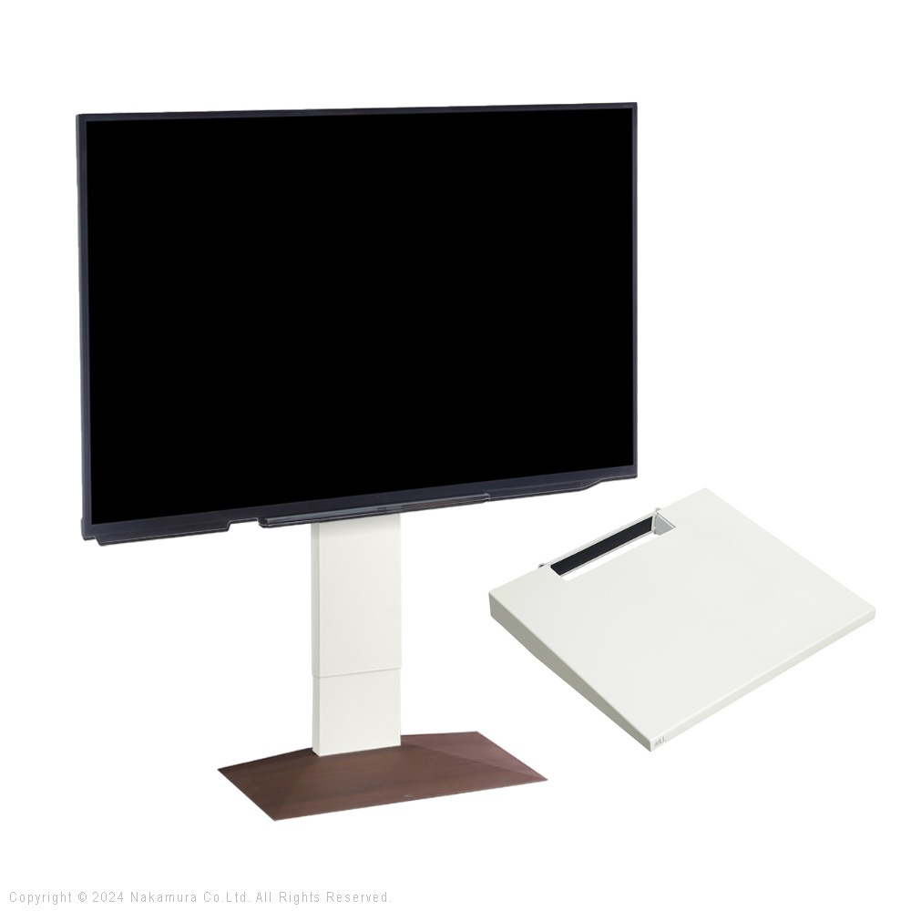 ソニー製テレビ対応 壁寄せテレビスタンドWALL V3 ロータイプ 単品or棚板付 32型～80型大型テレビ対応