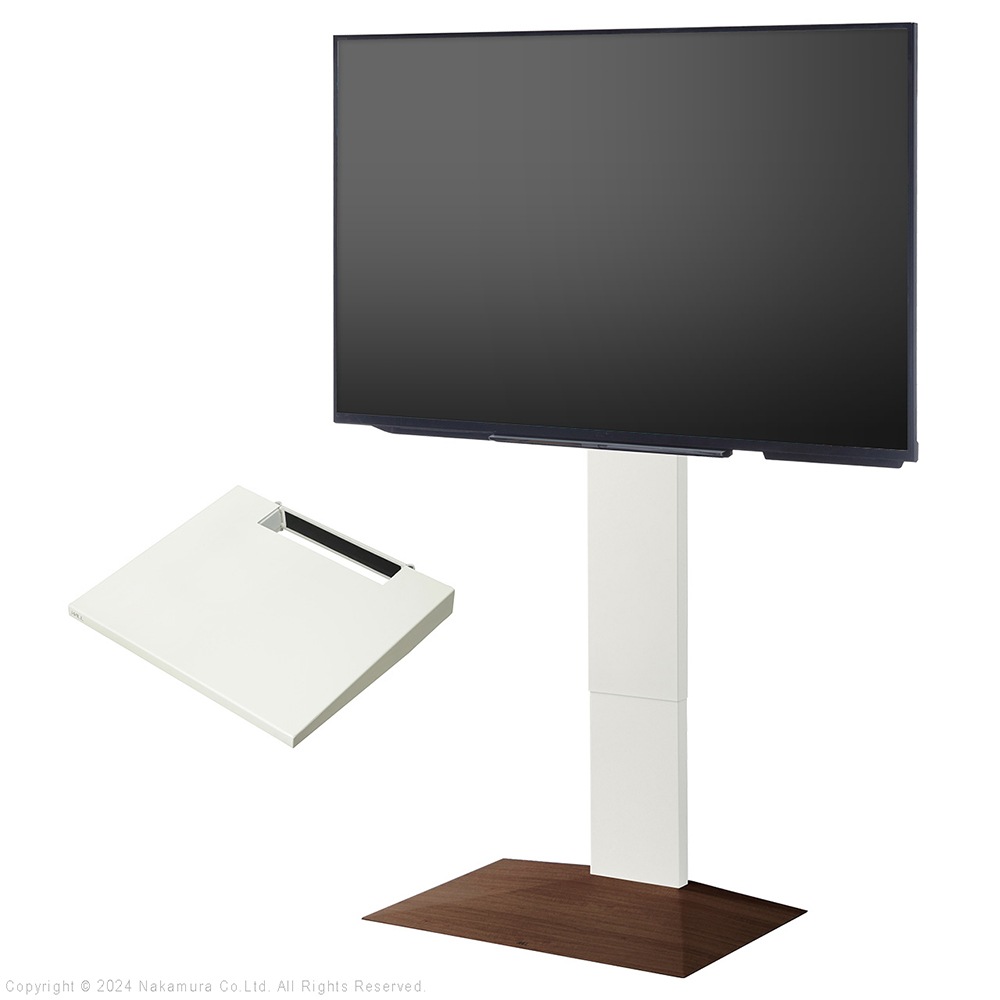 ソニー製テレビ対応 壁寄せテレビスタンドWALL V3 SW[SWING] ハイタイプ 単品or棚板付 32型～80型大型テレビ対応