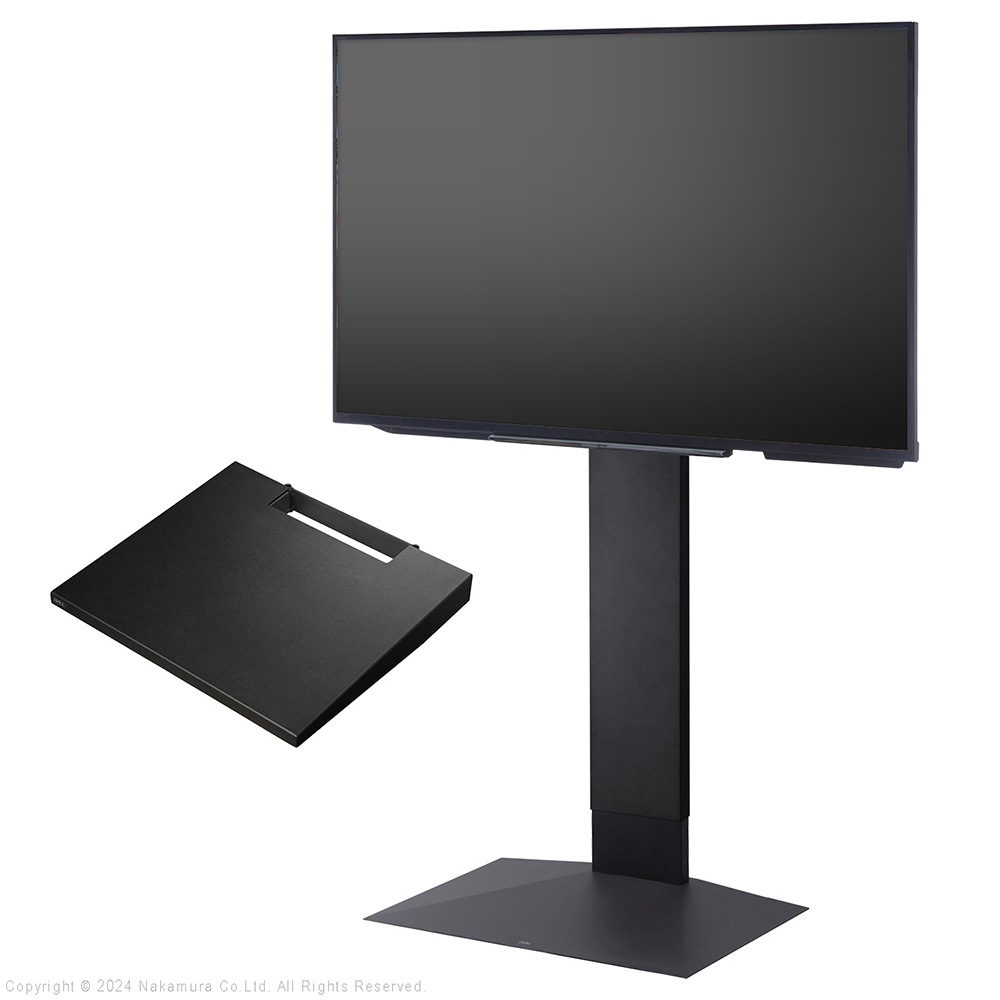 ソニー製テレビ対応 壁寄せテレビスタンドWALL V3 SW[SWING] ハイタイプ 単品or棚板付 32型～80型大型テレビ対応