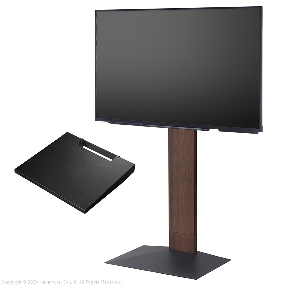 ソニー製テレビ対応 壁寄せテレビスタンドWALL V3 SW[SWING] ハイタイプ 単品or棚板付 32型～80型大型テレビ対応