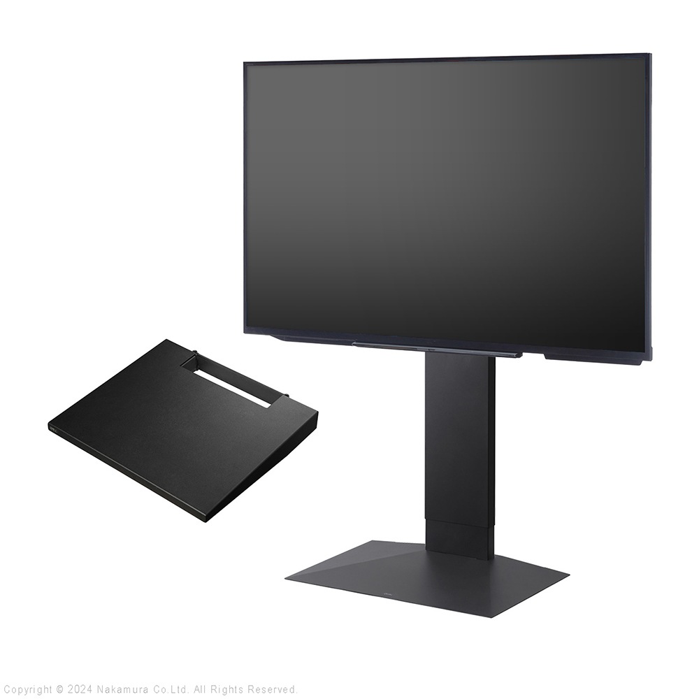 ソニー製テレビ対応 壁寄せテレビスタンドWALL V3 SW[SWING] ロータイプ 単品or棚板付 32型～80型大型テレビ対応