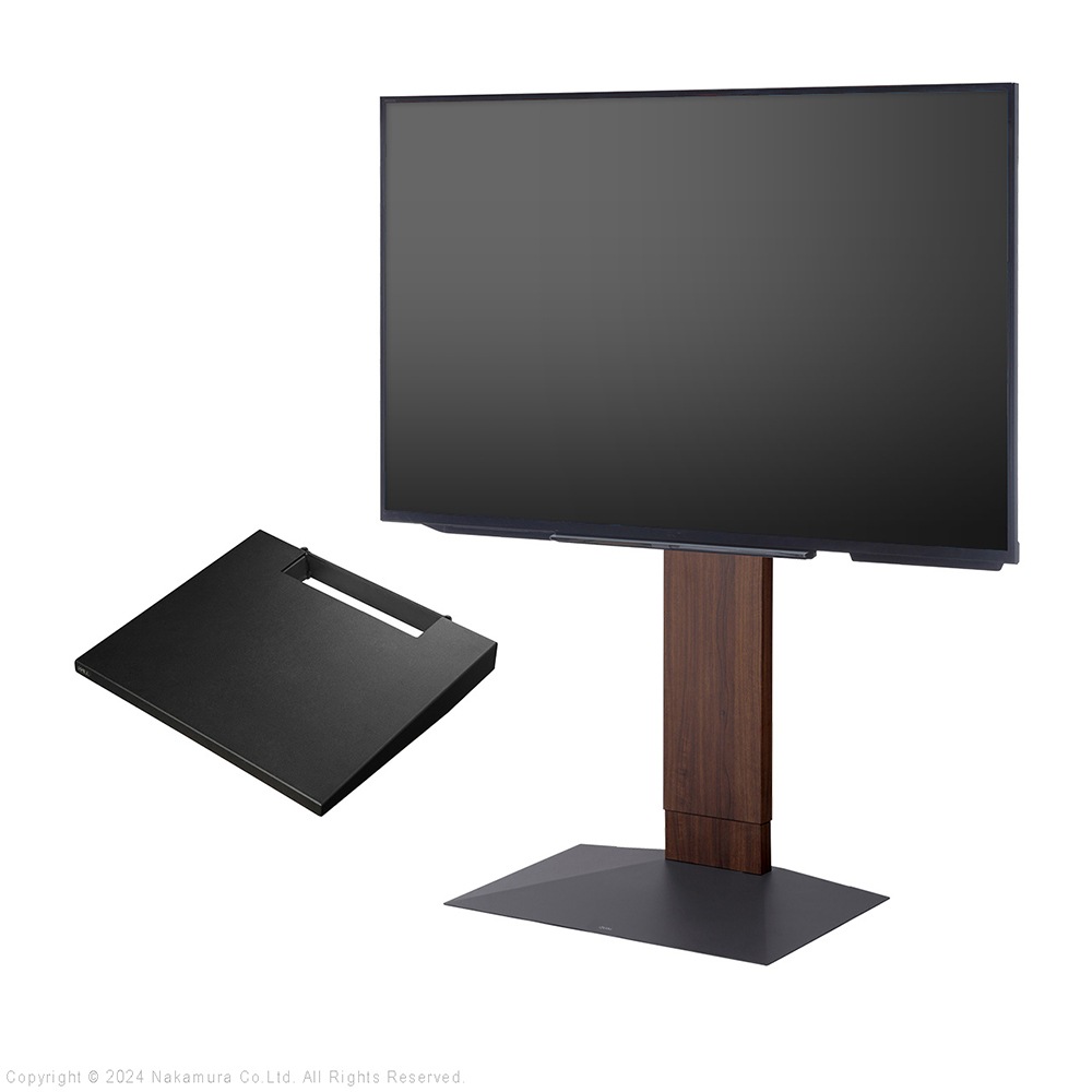 ソニー製テレビ対応 壁寄せテレビスタンドWALL V3 SW[SWING] ロータイプ 単品or棚板付 32型～80型大型テレビ対応