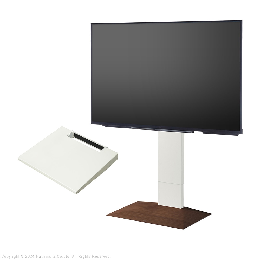 ソニー製テレビ対応 壁寄せテレビスタンドWALL V3 SW[SWING] ロータイプ 単品or棚板付 32型～80型大型テレビ対応