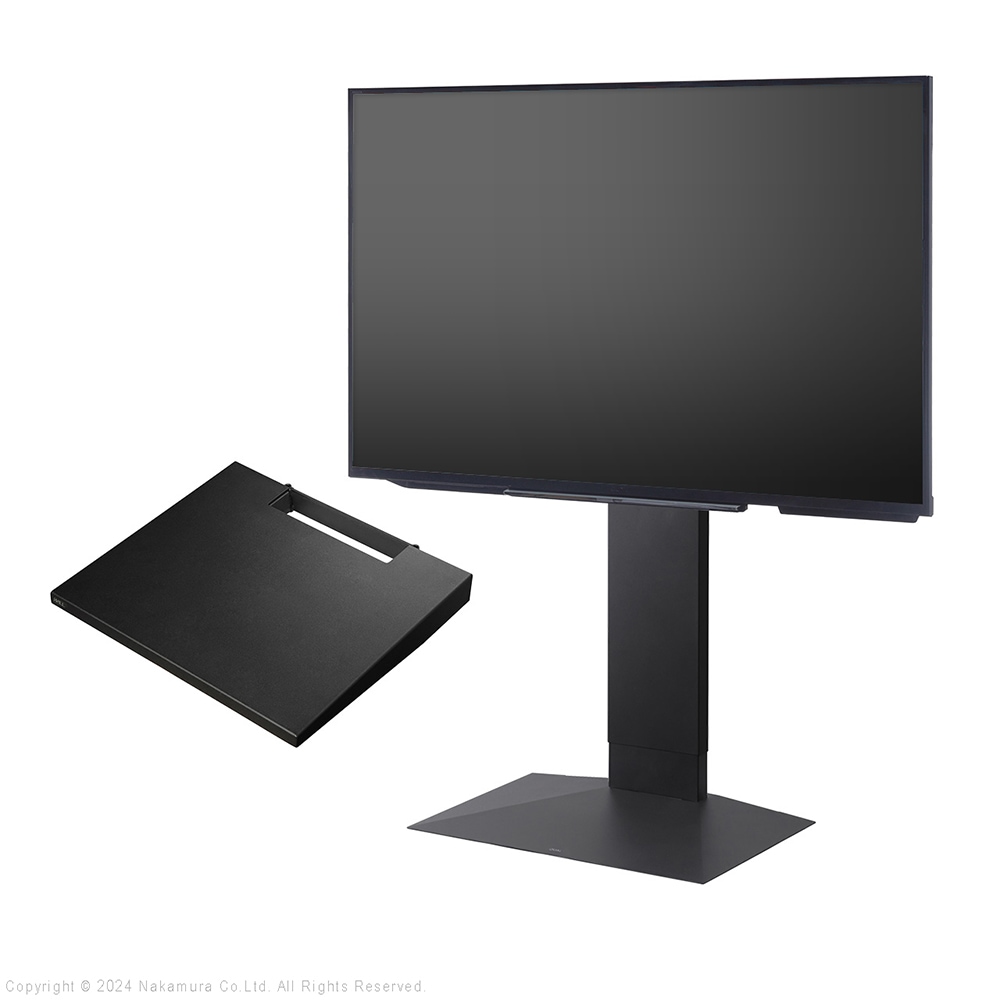 ソニー製テレビ対応 壁寄せテレビスタンドWALL V3 SW[SWING] ロータイプ 単品or棚板付 32型～80型大型テレビ対応