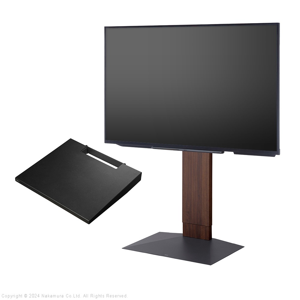 ソニー製テレビ対応 壁寄せテレビスタンドWALL V3 SW[SWING] ロータイプ 単品or棚板付 32型～80型大型テレビ対応