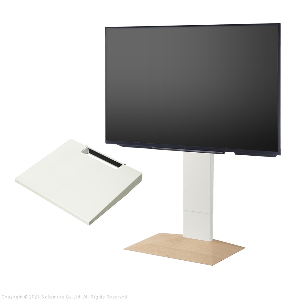 ソニー製テレビ対応 壁寄せテレビスタンドWALL V3 SW[SWING] ロータイプ 単品or棚板付 32型～80型大型テレビ対応