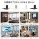 ソニー製テレビ対応 壁寄せテレビスタンドWALL V3 SW[SWING] ロータイプ 単品or棚板付 32型～80型大型テレビ対応