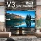 ソニー製テレビ対応 壁寄せテレビスタンドWALL V3 SW[SWING] ロータイプ 単品or棚板付 32型～80型大型テレビ対応