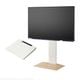 ソニー製テレビ対応 壁寄せテレビスタンドWALL V3 SW[SWING] ロータイプ 単品or棚板付 32型～80型大型テレビ対応