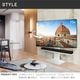 ソニー製テレビ対応 壁寄せテレビスタンドWALL V3 SW[SWING] ロータイプ 単品or棚板付 32型～80型大型テレビ対応
