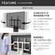 ソニー製テレビ対応 壁寄せテレビスタンドWALL V3 SW[SWING] ロータイプ 単品or棚板付 32型～80型大型テレビ対応