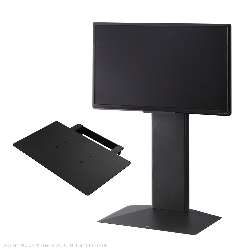ソニー製テレビ対応 壁寄せテレビスタンドWALL V3 COMPACT 単品or棚板付 24型～55型テレビ対応
