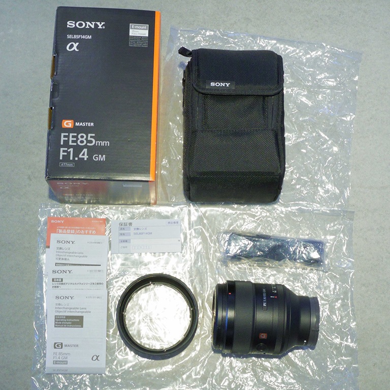 店頭展示品 デジタル一眼カメラα[Eマウント]用レンズ SEL85F14GM（FE 85mm F1.4 GM）