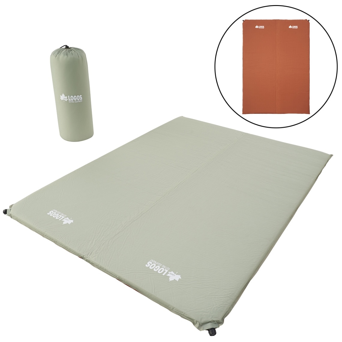 LOGOS　（高密弾力）55セルフインフレートマット・DUO