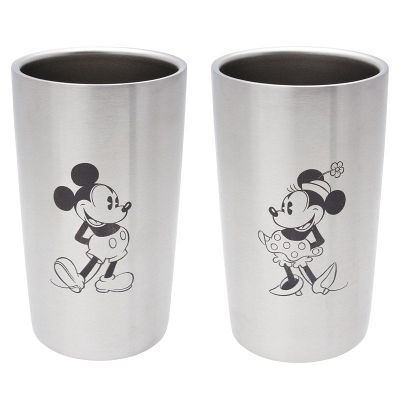 ステンレス真空タンブラー300mlセット（ミッキー･ミニー）