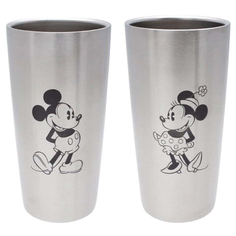ディズニー WD ステンレス真空タンブラーセットS2（ミッキー&ミニー） 440ml