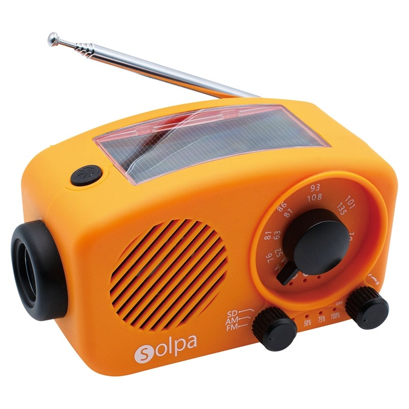 solpa 手回し･ソーラー蓄電ラジオ【チャージオ･ミニ】