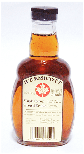 田辺 INK<br>メープルシロップ 165g<br> No1ライト　グレードA