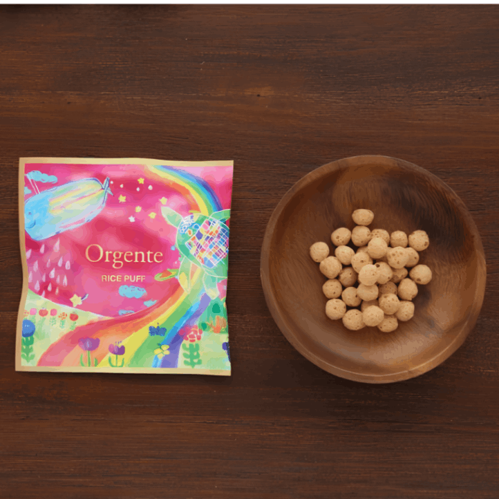 ビーンズ　Orgente RICE PUFF（ニンジン＆ビーツ）　7袋セット