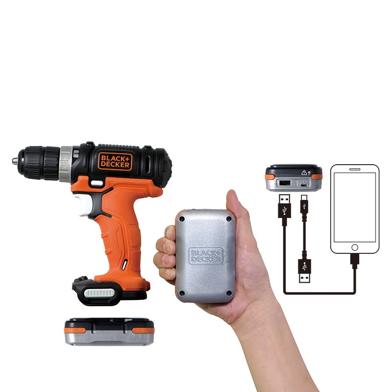 BLACK+DECKER GoPak ドリルドライバー