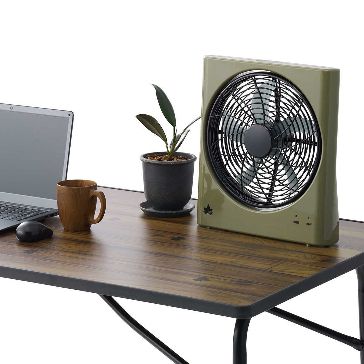 LOGOS　マルチ na どこでも扇風機（充電・AC・乾電池）