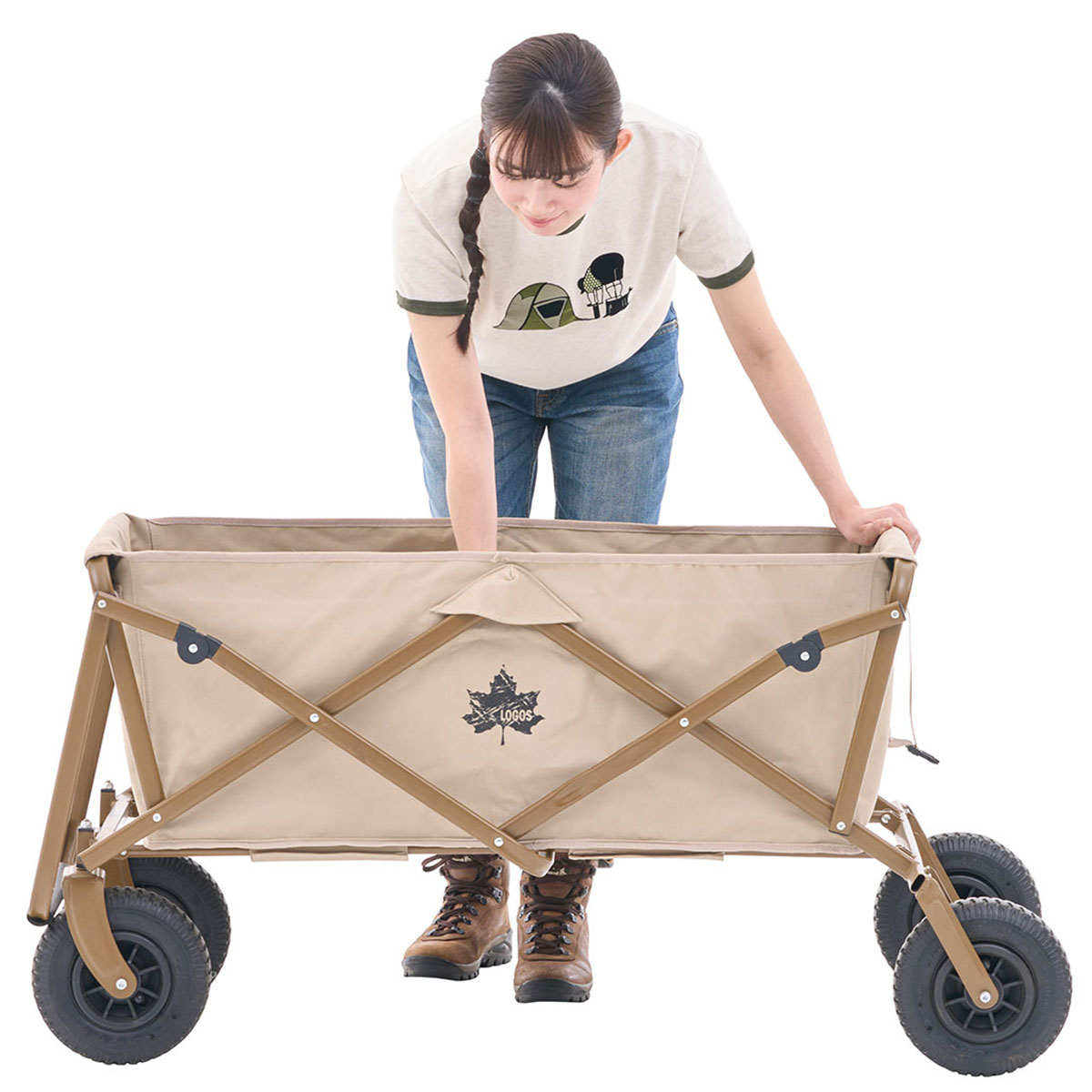 LOGOS　Tradcanvas 丸洗いカーゴキャリー