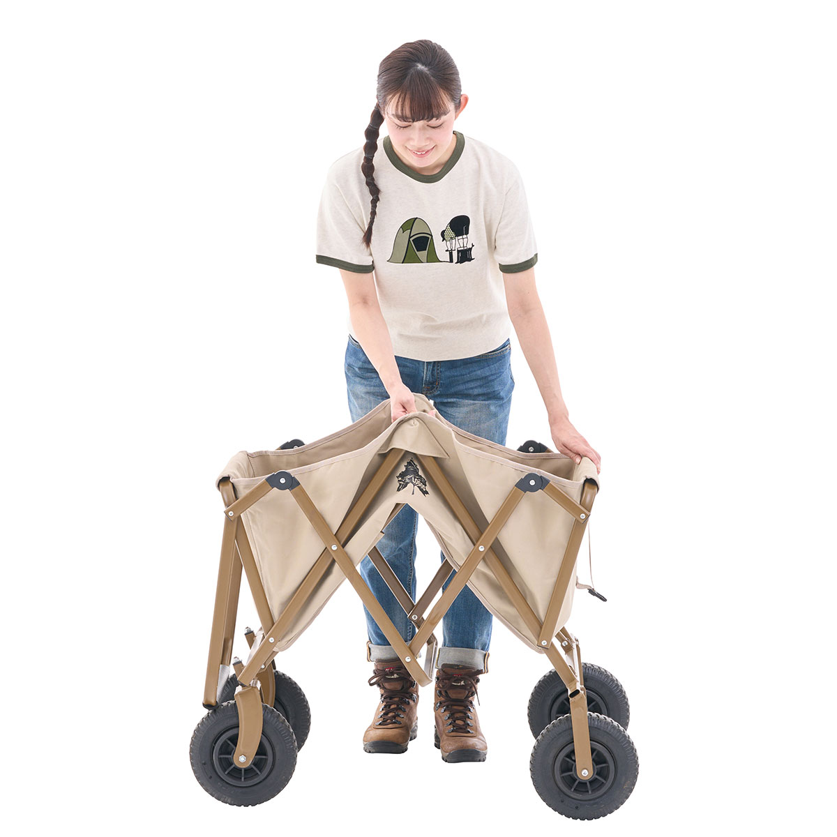 LOGOS　Tradcanvas 丸洗いカーゴキャリー