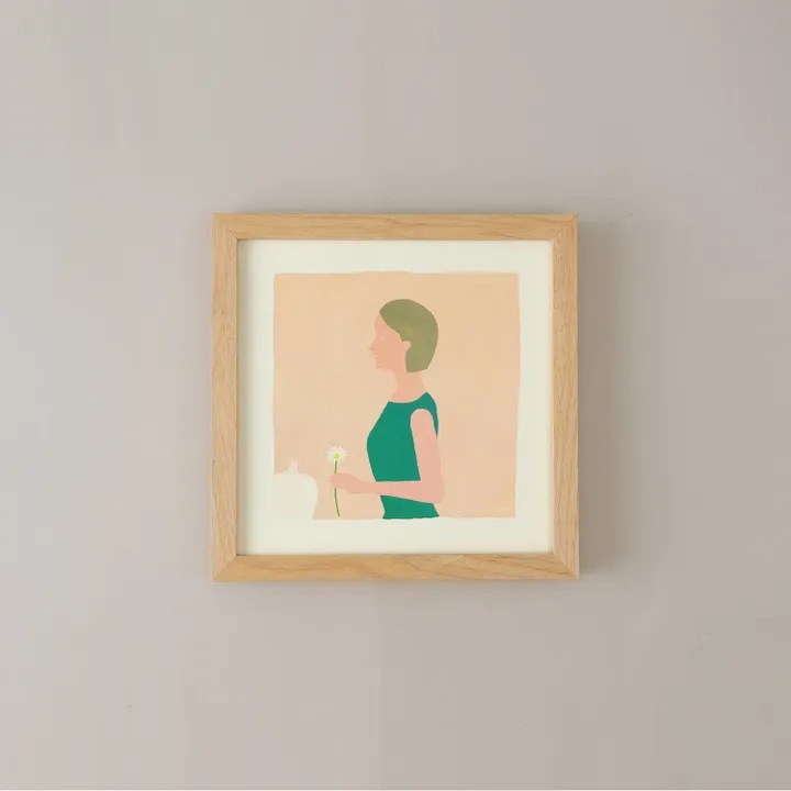 アートポスター　SO SWEET, SWEET HOME peach 200×200mm フレームセット