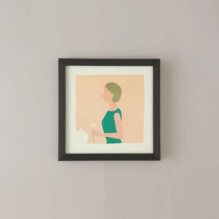 アートポスター　SO SWEET, SWEET HOME peach 200×200mm フレームセット