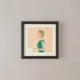 アートポスター　SO SWEET, SWEET HOME peach 200×200mm フレームセット