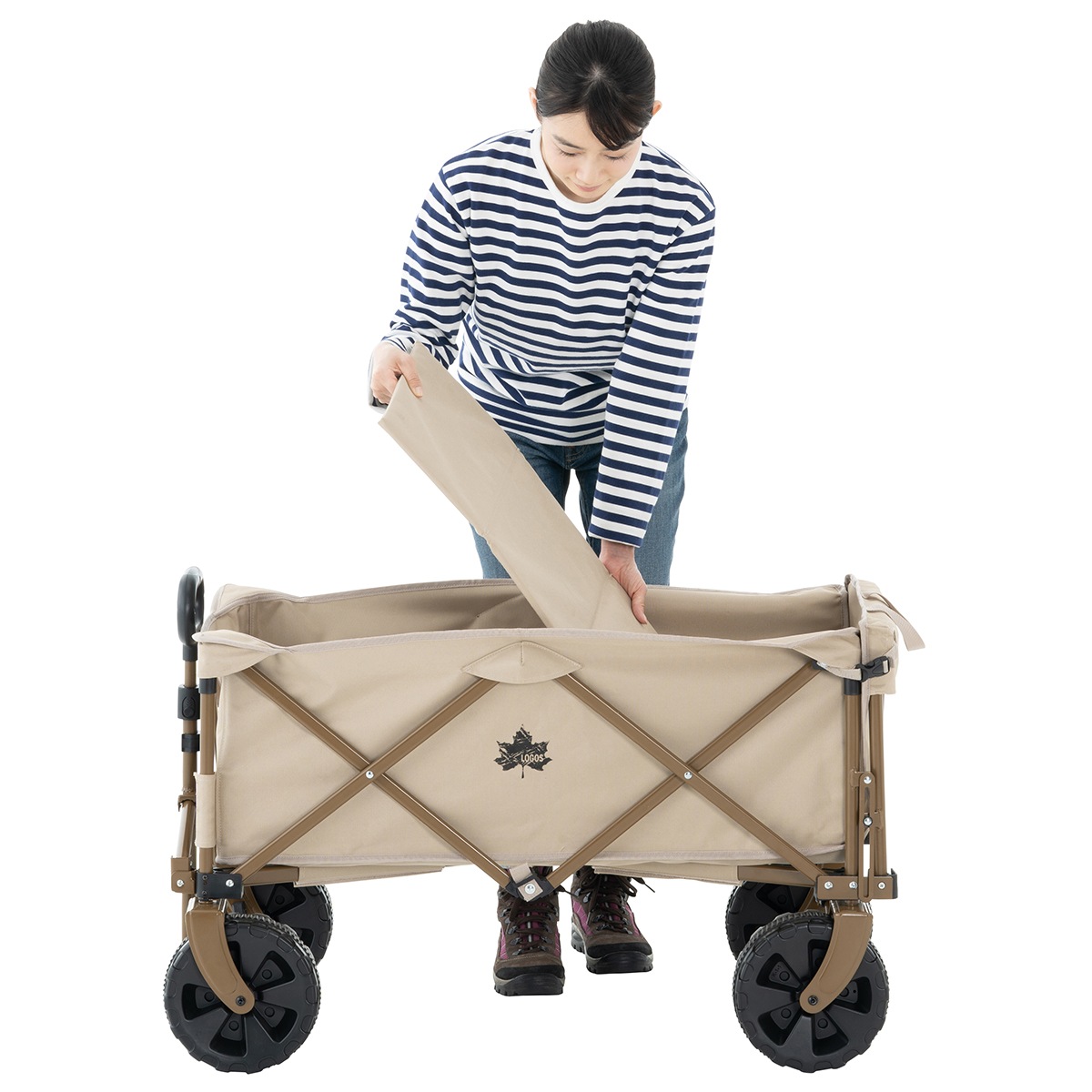 LOGOS　Tradcanvas 丸洗い長いモノOKキャリーカート