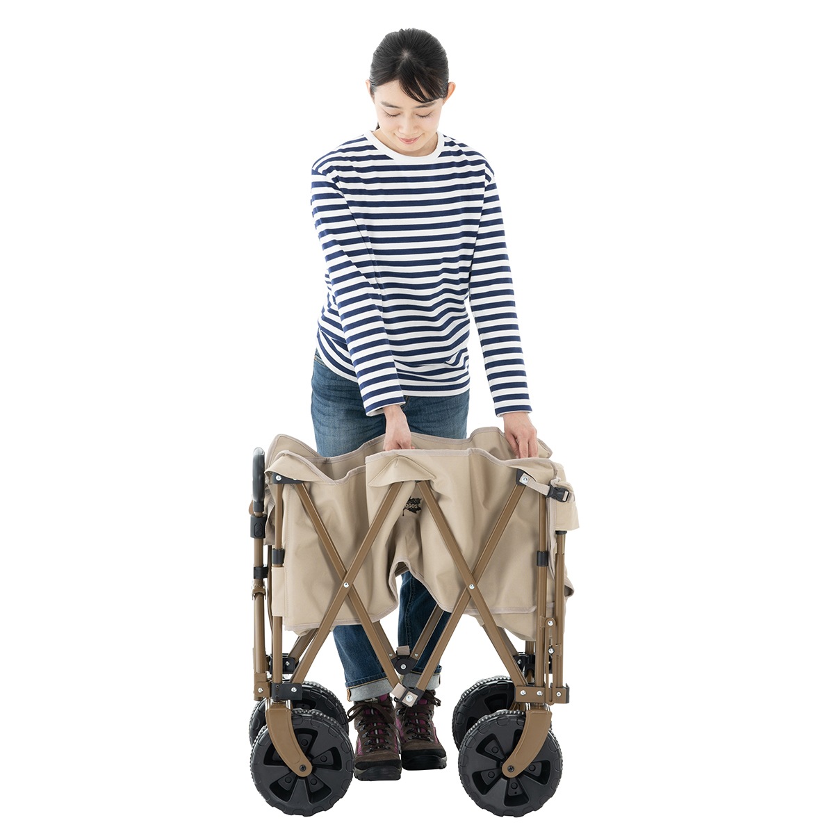 LOGOS　Tradcanvas 丸洗い長いモノOKキャリーカート