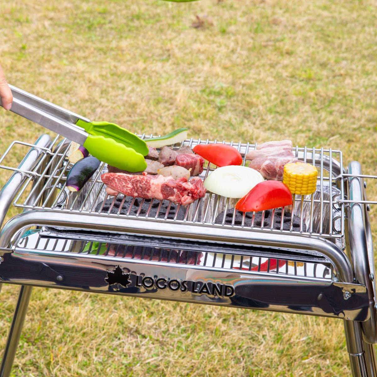 LOGOS　極太ステンレス焼網 L