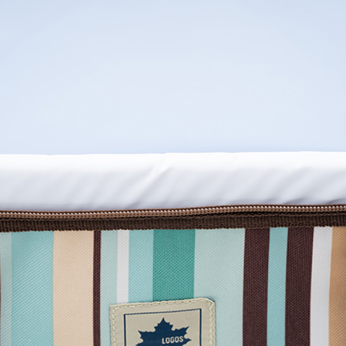 LOGOS　氷点下パック抗菌・デザインクーラーXL（ブルーストライプ）