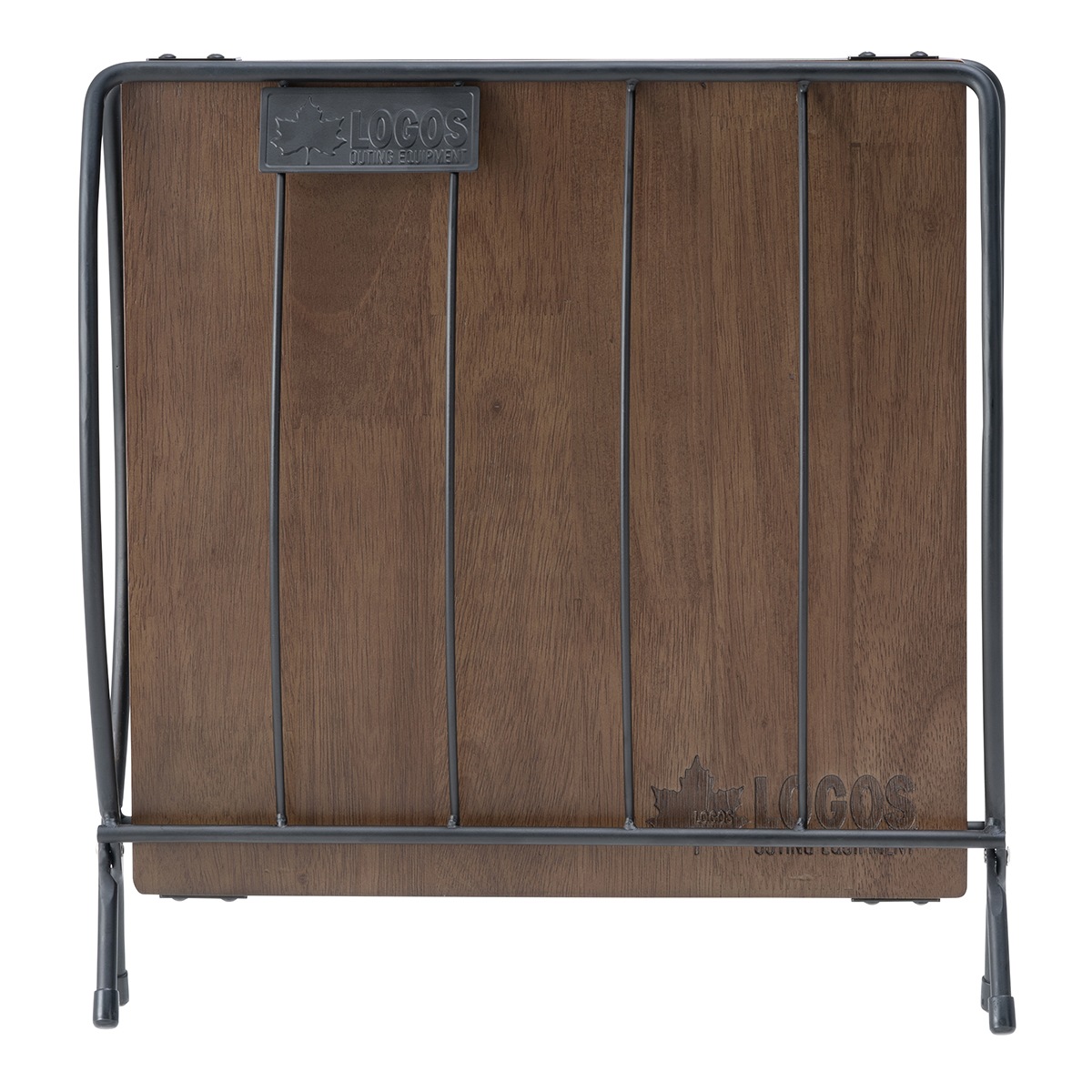 LOGOS　ワイド薪ラックウッドテーブル