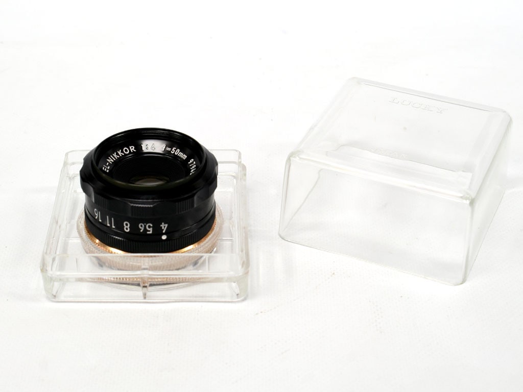 中古 ニコン 引き伸ばしレンズ ELニッコール50mmF4