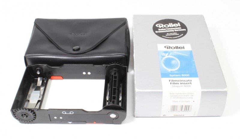 ローライ6000シリーズ用120フィルムマガジンと予備インサート2個 ローライ6000シリーズ用120フィルムマガジンと予備インサート2個