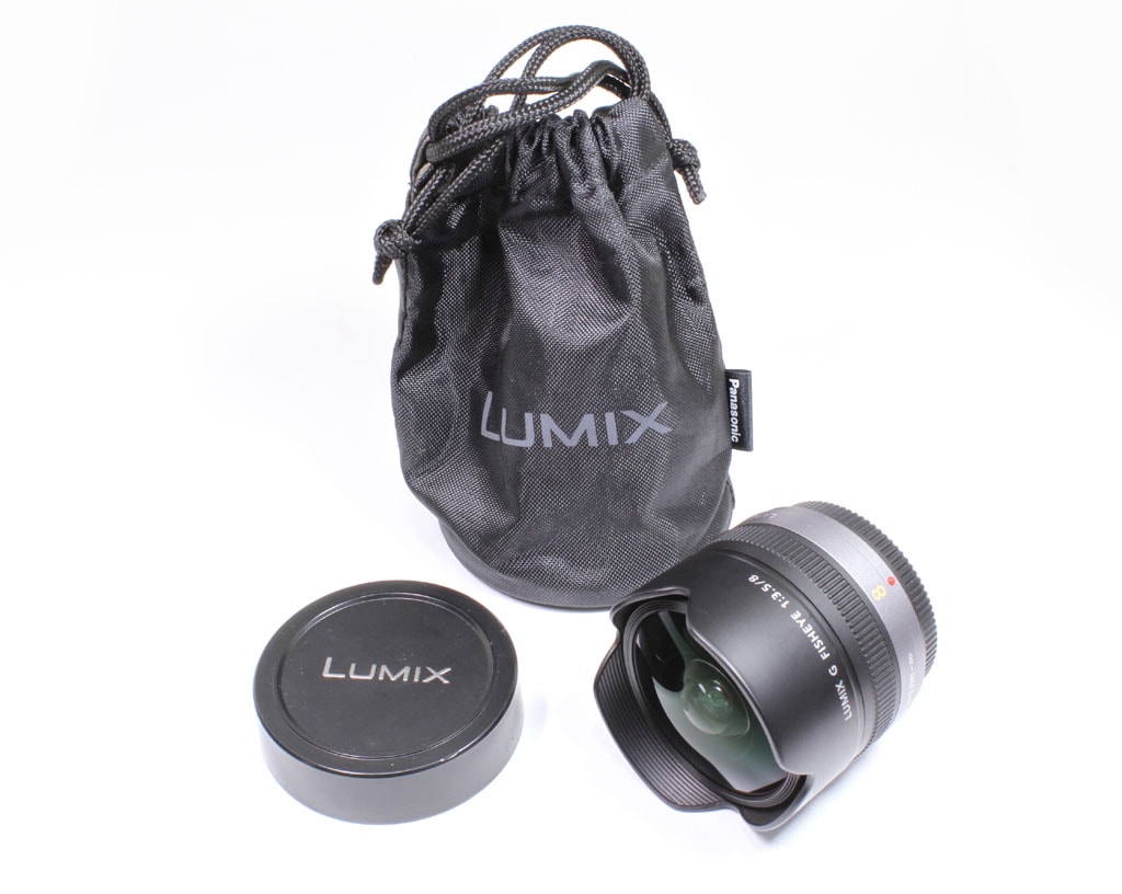 中古 パナソニック Gフィッシュアイ8mm F3.5 程度：AB（良品）