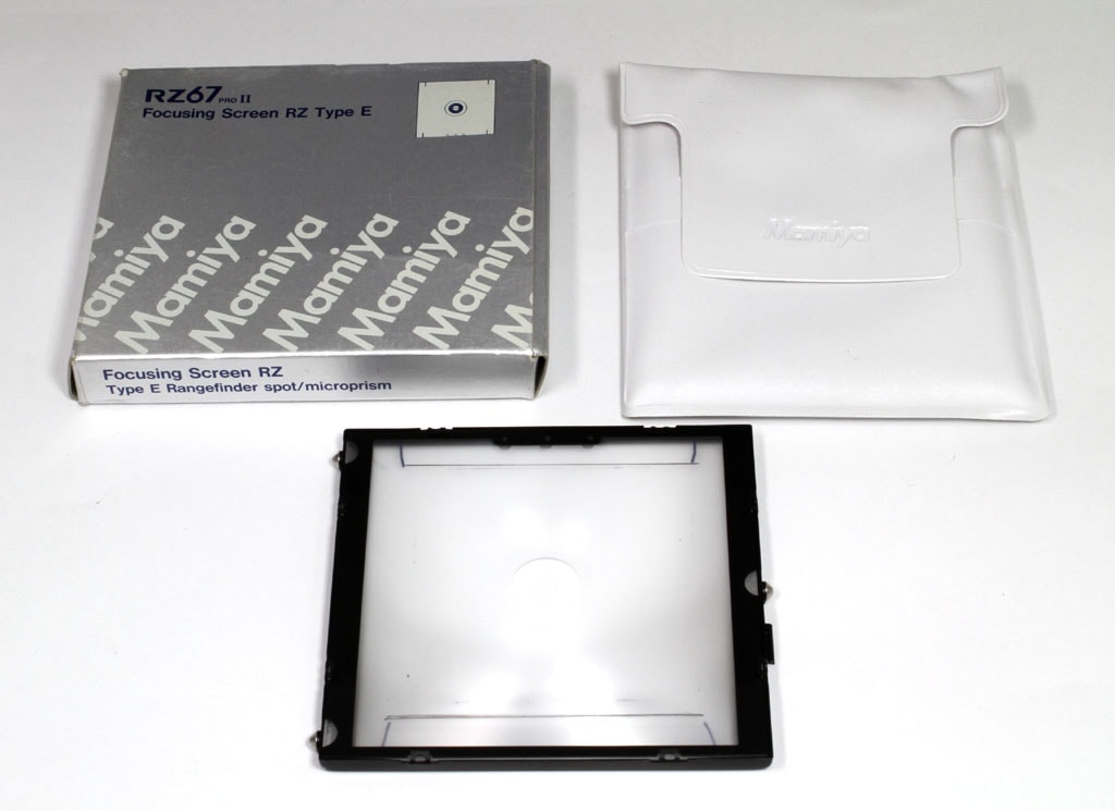 中古 マミヤ RZ67用Eスクリーン (マイクロスプリット) 程度：B（並品）