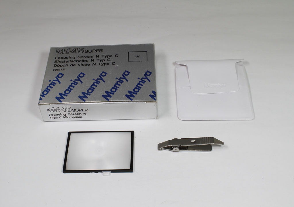 中古 マミヤ 645用スクリーンN タイプC（マイクロプリズム） 程度：A