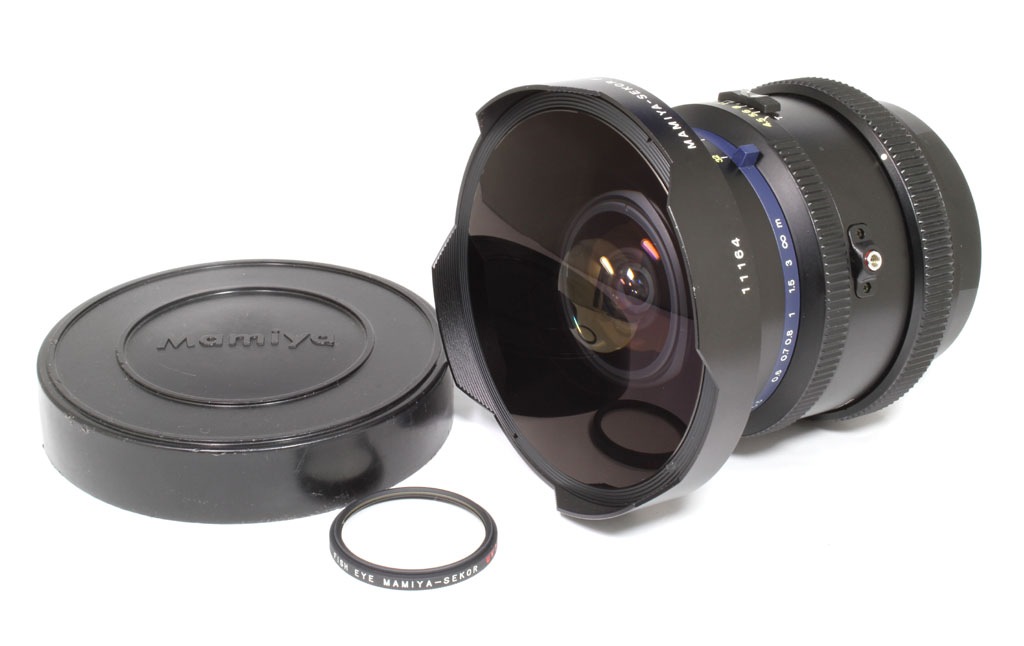 中古 マミヤ RZ67用Z37mm F4.5W フィッシュアイ 程度：AB（良品）