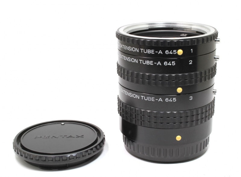 中古 PENTAX AUTO EXTENSION TUBE-A 645 マウント 1 2 3 セット