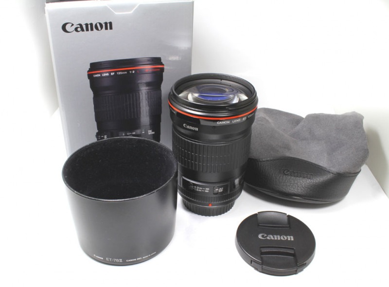1点のみ限定。即購入OK。Canon EF 135mm f/2 L レンズ Canon EF135mm