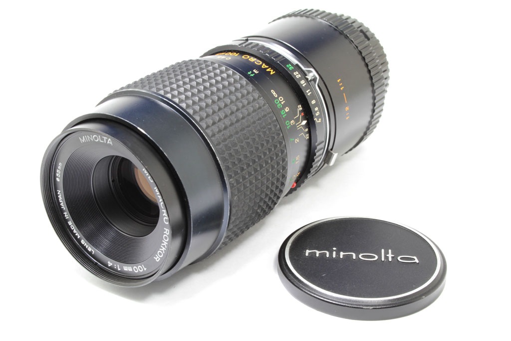 ミノルタ Minolta MD Macro 100mm F4 リングセット