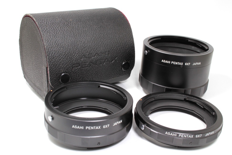 中古 ペンタックス 67用接写リングセット(No1,2,3) 程度:AB+ (良品プラス)