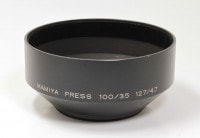 マミヤCシリーズ　180/4.5 角型フード　レンズ　グリップ　セット Yahoo!オークション -「180mm 4.5 (mamiya マミヤ)」の落札相場