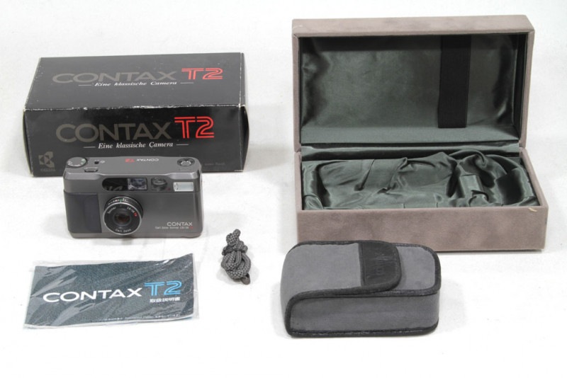 中古 コンタックス T2 チタンブラック 程度:AB (良品)